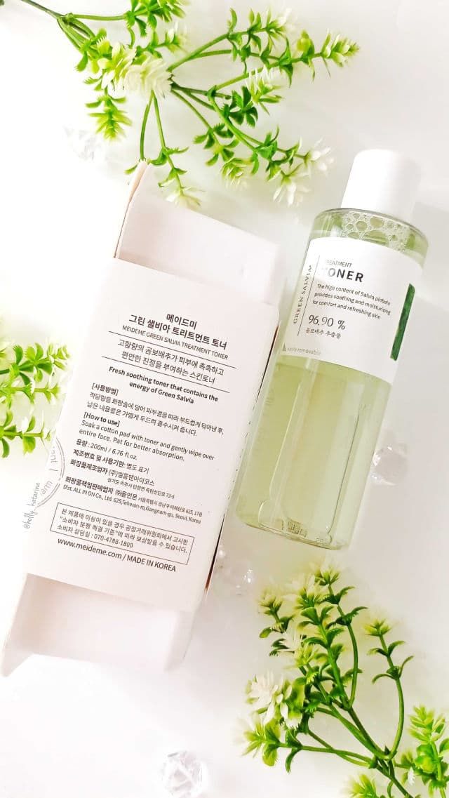 meideme Green Salvia Treatment Toner review photo by Hollykatarina