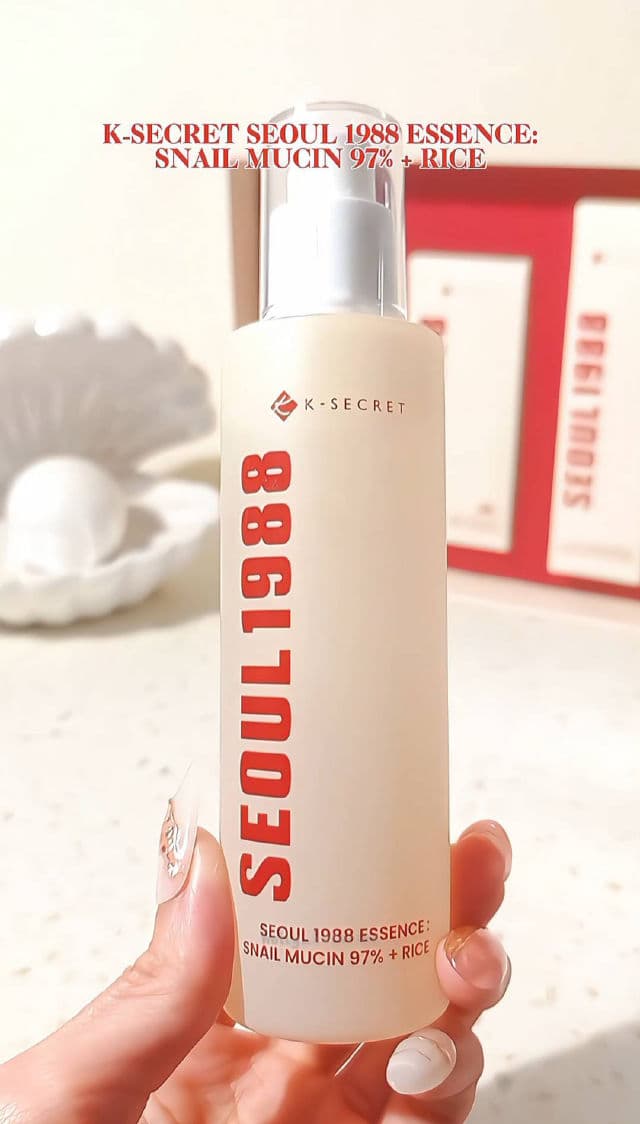 K-Secret Seoul 1988 Essence: Snail Mucin 97% + Rice review photo by Hollykatarina