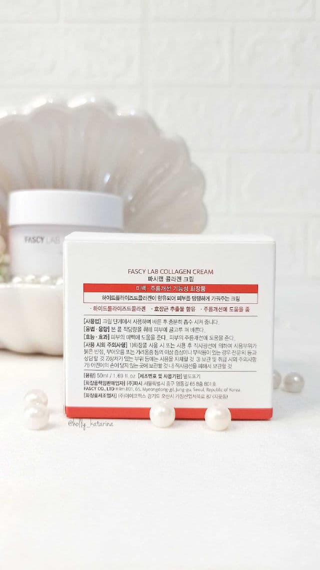 FASCY Lab Collagen Cream review photo by Hollykatarina
