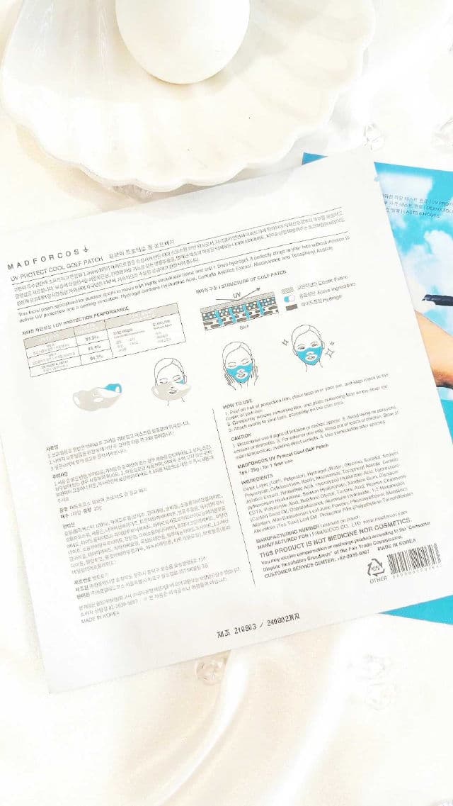 MADFORCOS V-Protect Cool Golf Patch (L-Size) review photo by Hollykatarina