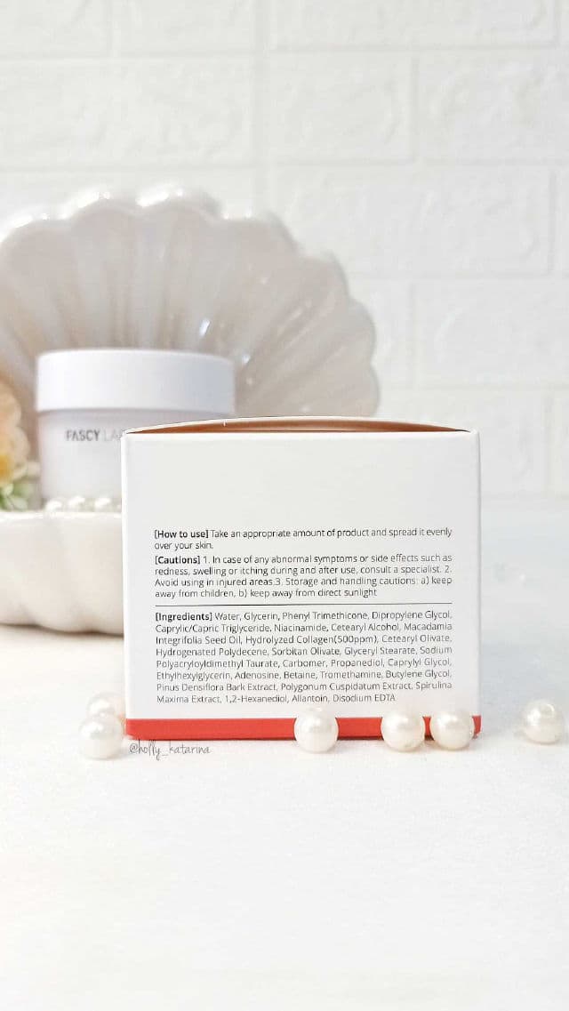 FASCY Lab Collagen Cream review photo by Hollykatarina