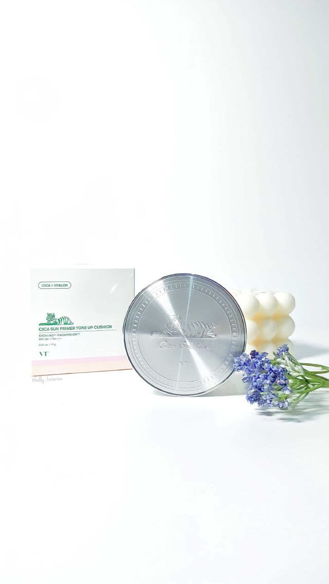 VT COSMETICS Cica Sun Primer Tone Up Cushion review photo by Hollykatarina