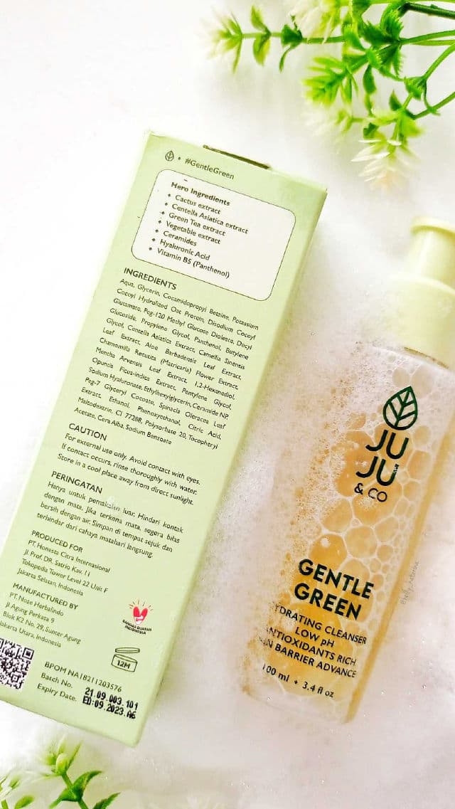 Juju & Co Gentle Green Hydrating Cleanser review photo by Hollykatarina