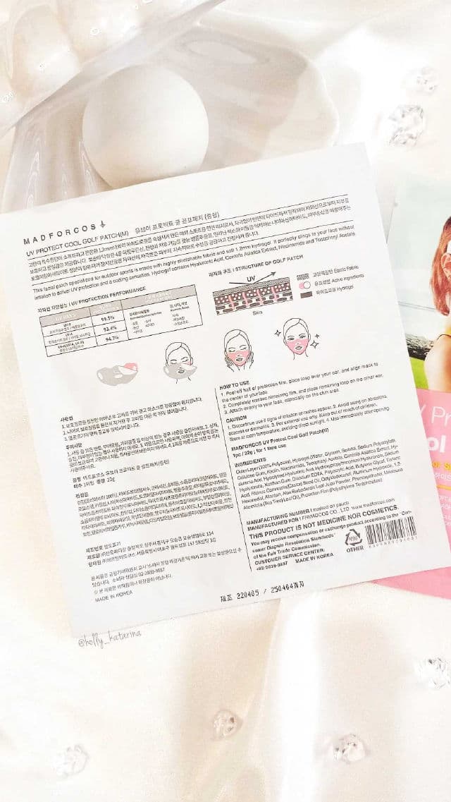 MADFORCOS V-Protect Cool Golf Patch (L-Size) review photo by Hollykatarina