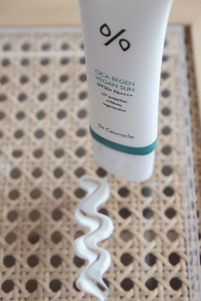 Dr. Ceuracle Cica Regen Vegan Sun SPF 50+ PA++++  review photo by glowbycai