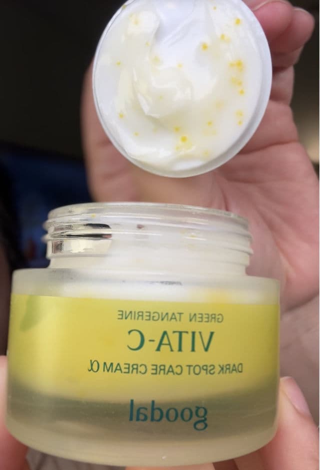 GOODAL Green Tangerine Vita C Dark Spot Care Cream Alpha review photo by yosimithzu