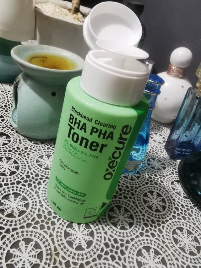 Oxecure Blackhead Clearing BHA PHA Toner review photo by VIRNELYN