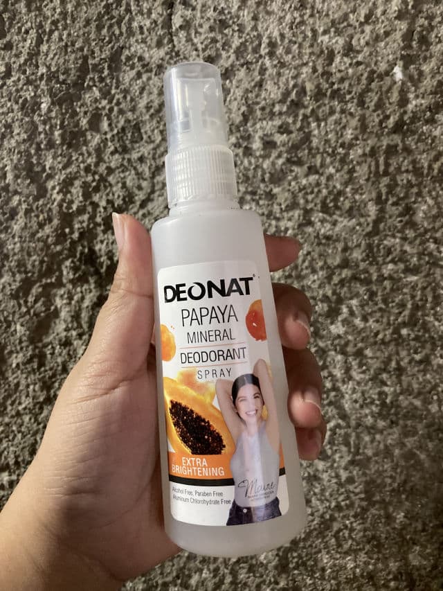 Deonat Papaya Mineral Deodorant Spray review photo by bcrdn