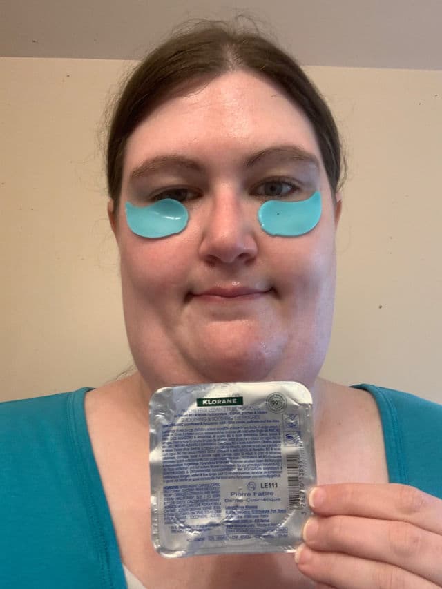 Klorane Smoothing and Relaxing Patches with Soothing Cornflower review photo by Dachsgal235