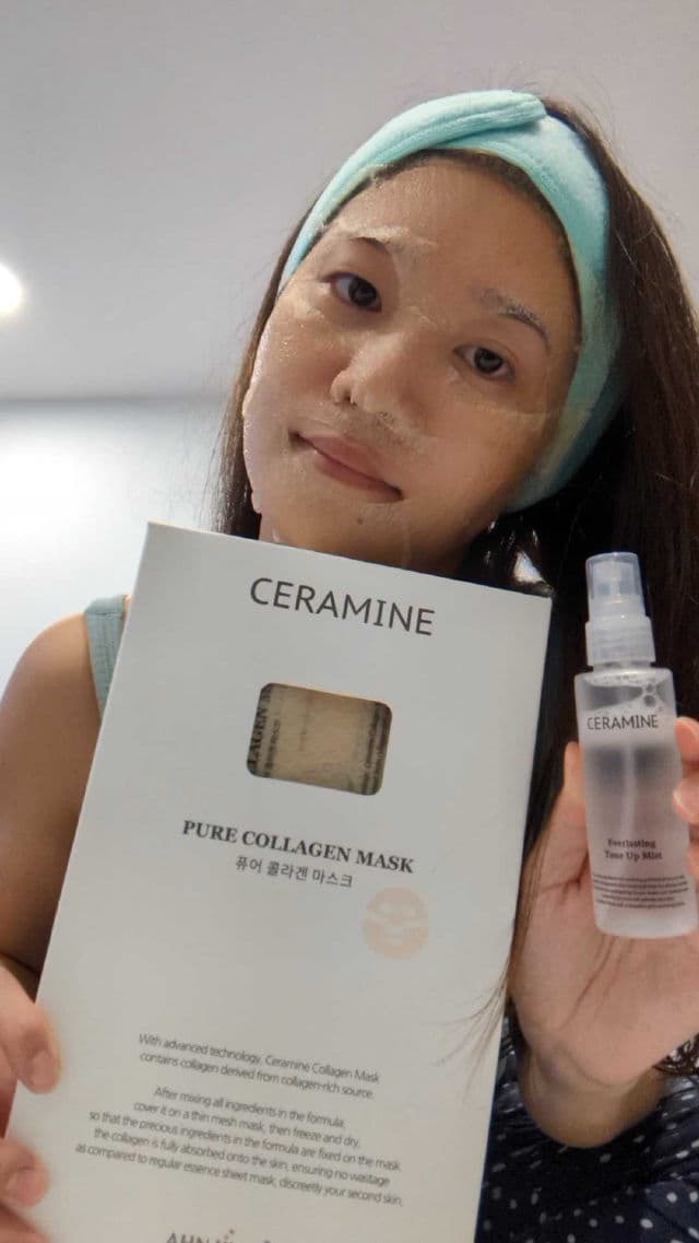 Ceramine Pure Collagen Mesh Mask review photo by Annnnna