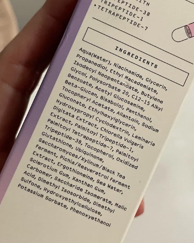 PSA Visible Improvement: Peptides & Niacinamide Serum review photo by jazzgirlsaround