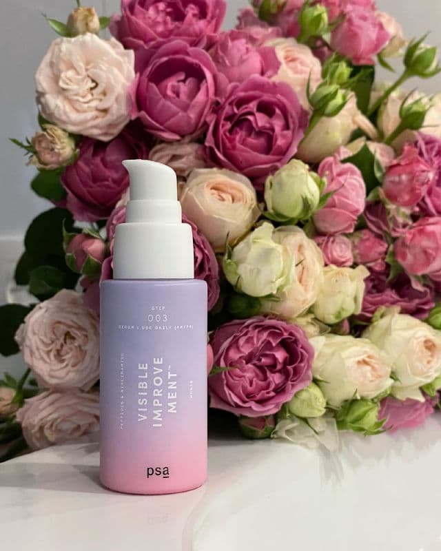 PSA Visible Improvement: Peptides & Niacinamide Serum review photo by jazzgirlsaround