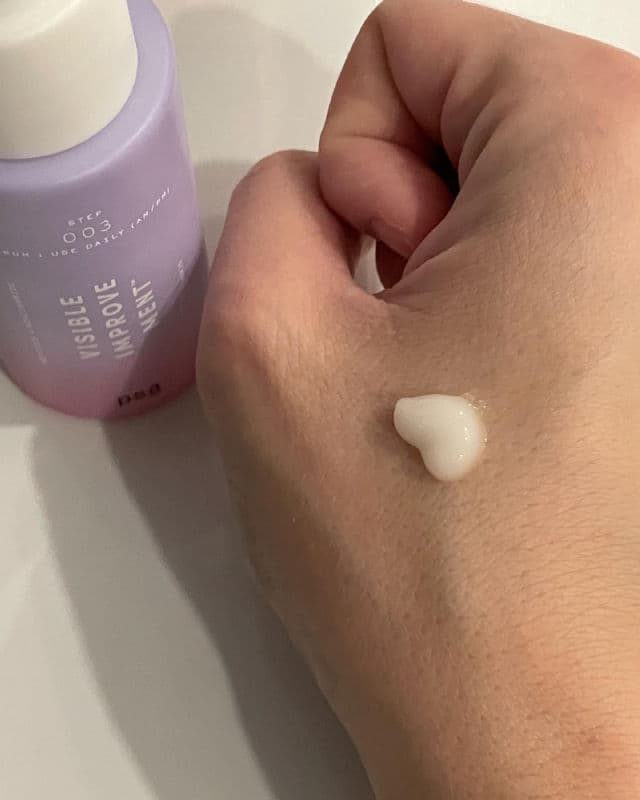 PSA Visible Improvement: Peptides & Niacinamide Serum review photo by jazzgirlsaround
