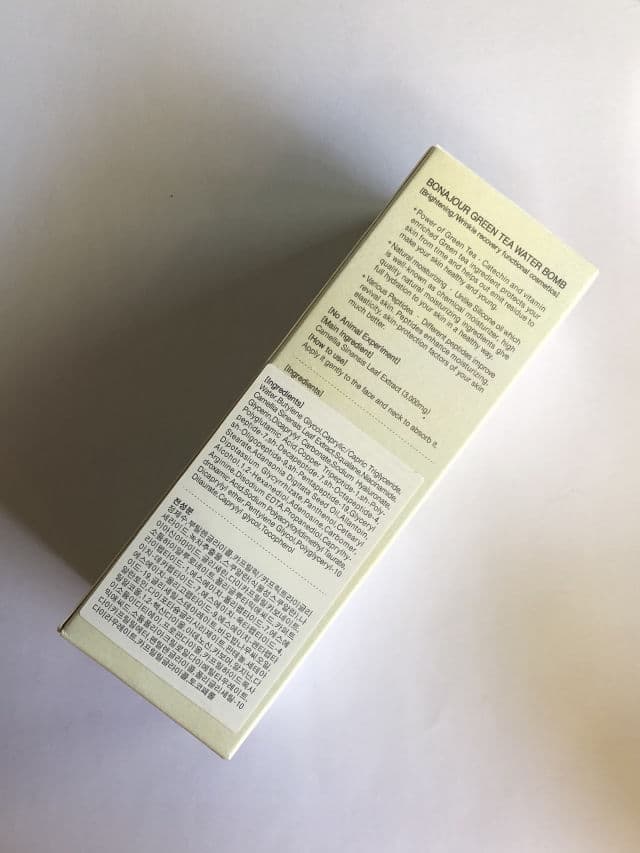 Bonajour Green Tea Water Bomb review photo by 5500gr