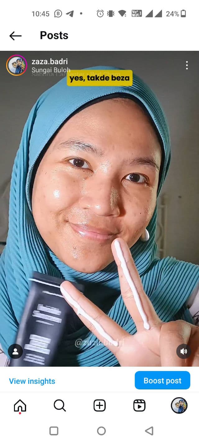 The Pastels Shop Invisible Sunscreen SPF50 PA+++ review photo by zazabadri