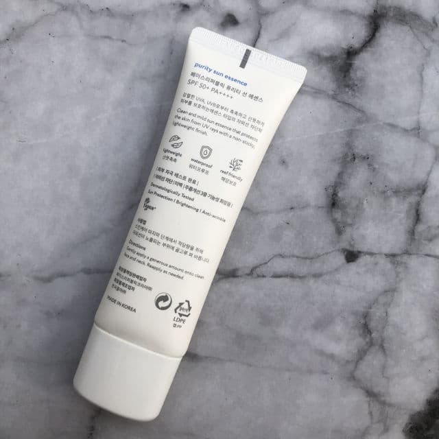 Face Republic Purity Sun Essence SPF50+ PA++++ review photo by marini