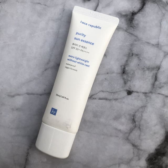 Face Republic Purity Sun Essence SPF50+ PA++++ review photo by marini