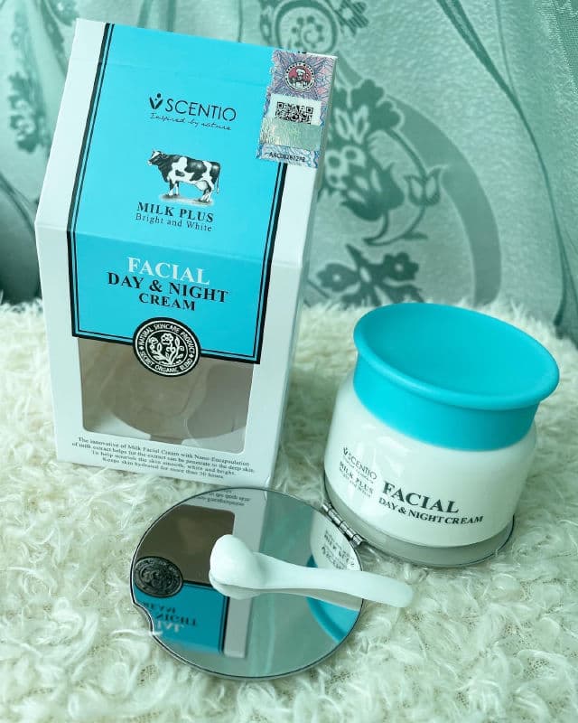 Scentio Milk Plus Bright & White Facial Day & Night Cream review photo by MaggieMG