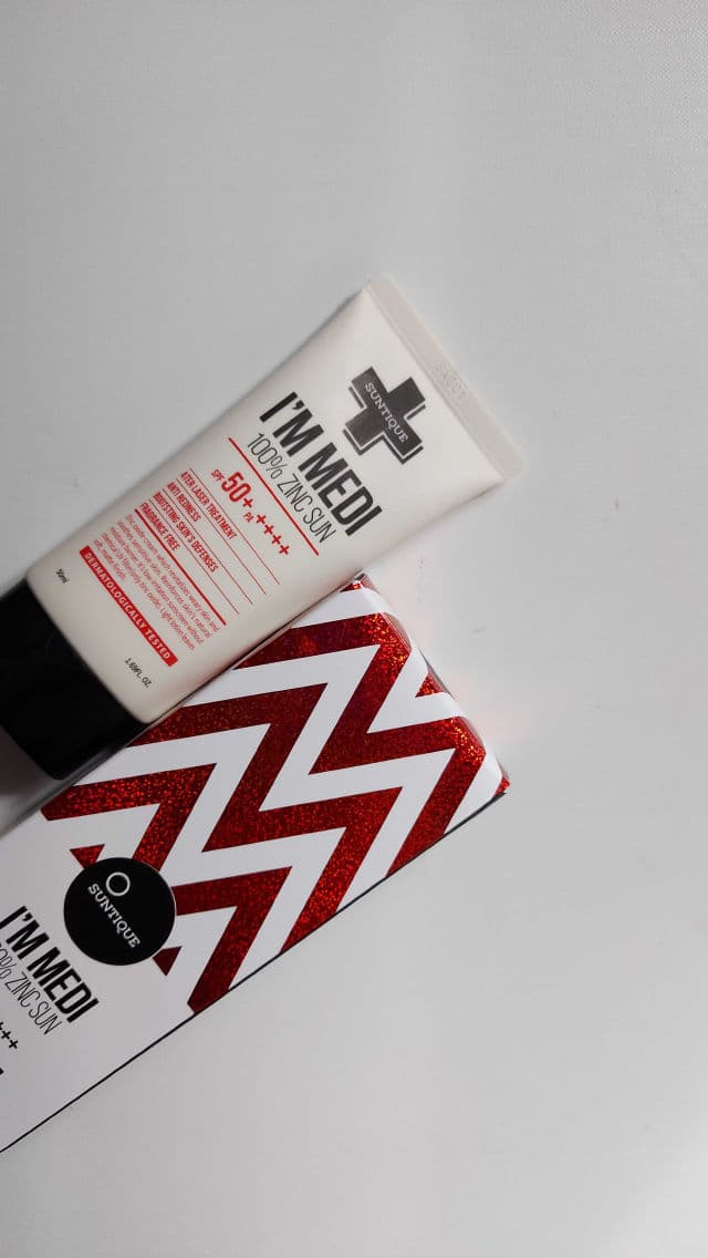 Suntique I'm Medi 100% Zinc Sun SPF 50+ PA++++ review photo by blossomevibe