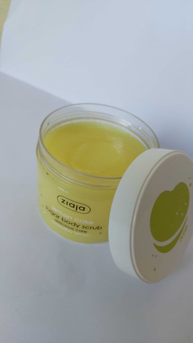 Ziaja Lemon Cake Body Scrub review photo by blossomevibe