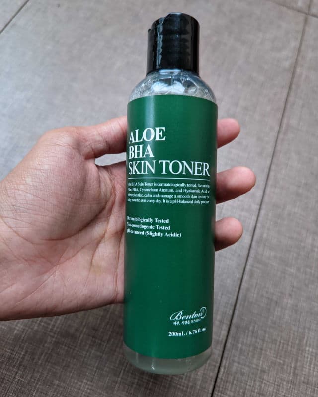 BENTON Aloe BHA Skin Toner review photo by amirhafizz