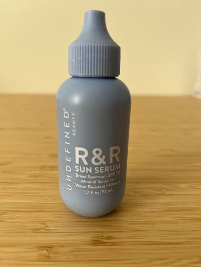 Undefined Beauty R&R Sun Serum SPF 50 PA ++++ review photo by Veracity
