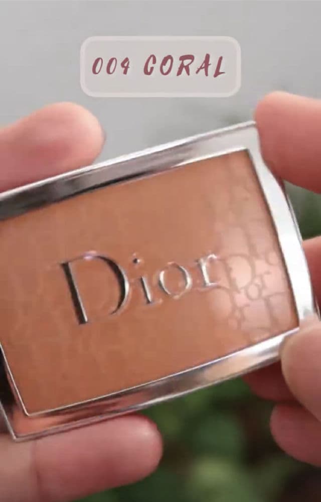 Dior Backstage Rosy Glow Blush 004 Coral review photo by willworkformascara