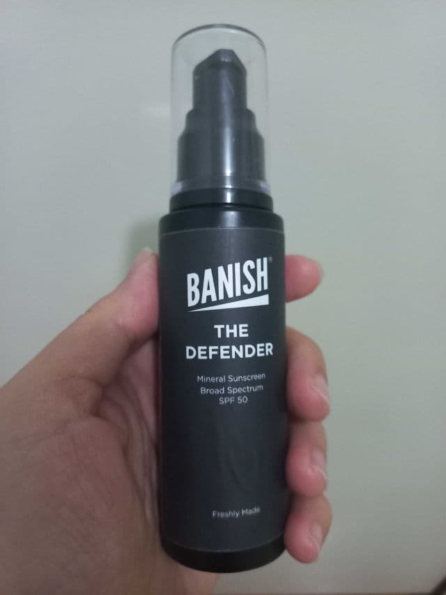 Banish The Defender SPF 50 Mineral Sunscreen review photo by drmegsison