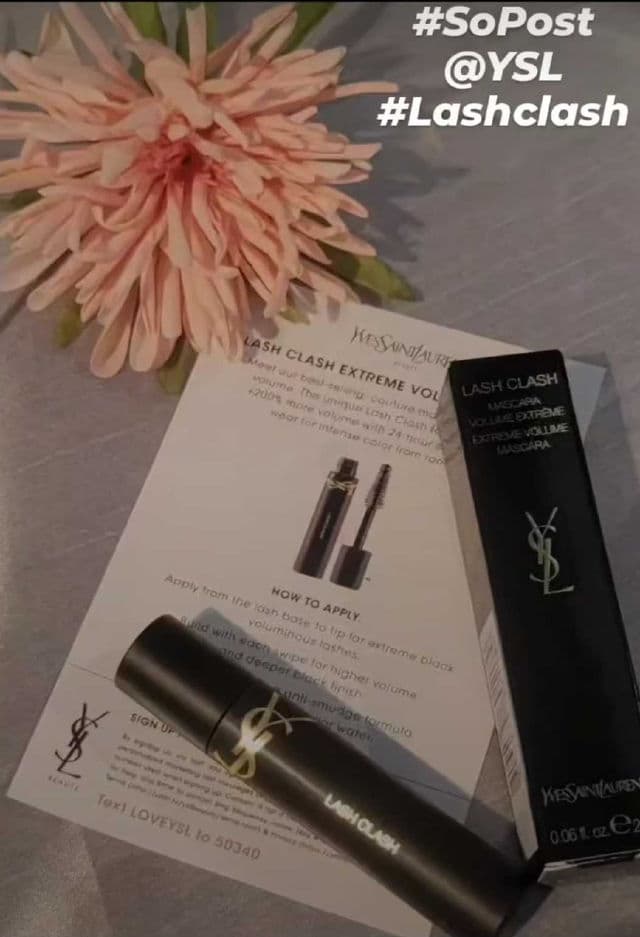 YSL Beauty Lash Clash Extreme Volume Mascara review photo by ColleenDoc1996