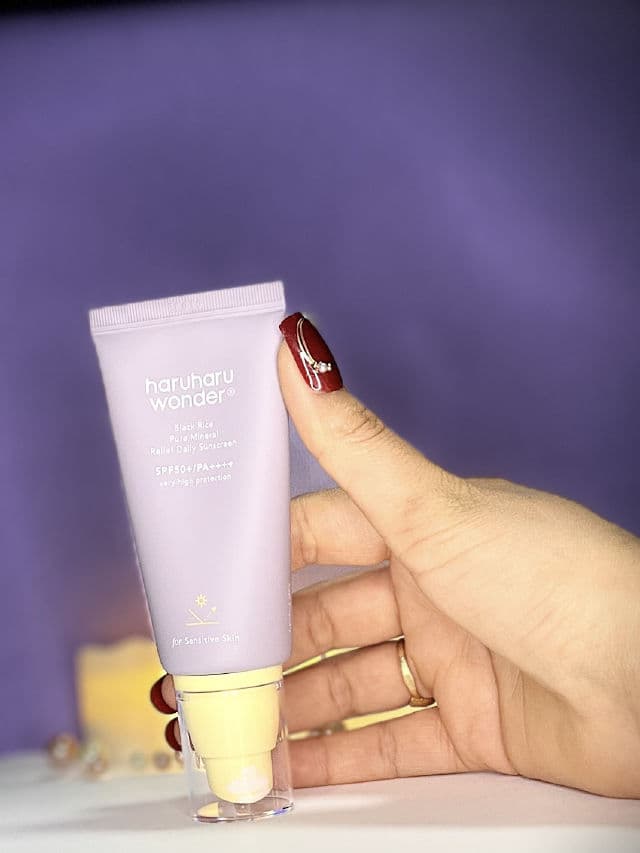 Black Rice Pure Mineral Relief Daily Sunscreen SPF50+/PA++++ product review