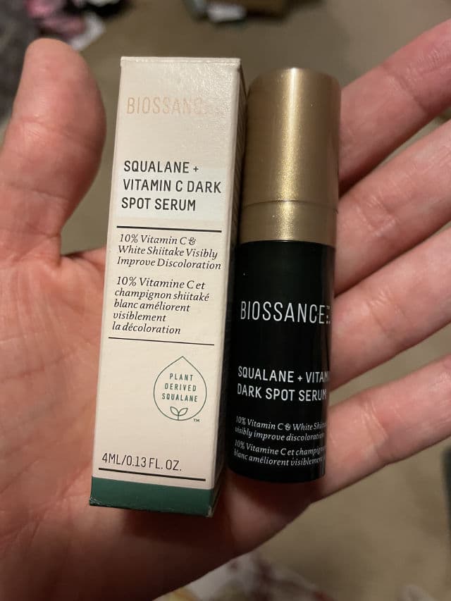 Biossance Squalane + Vitamin C Dark Spot Serum  review photo by Beri1872