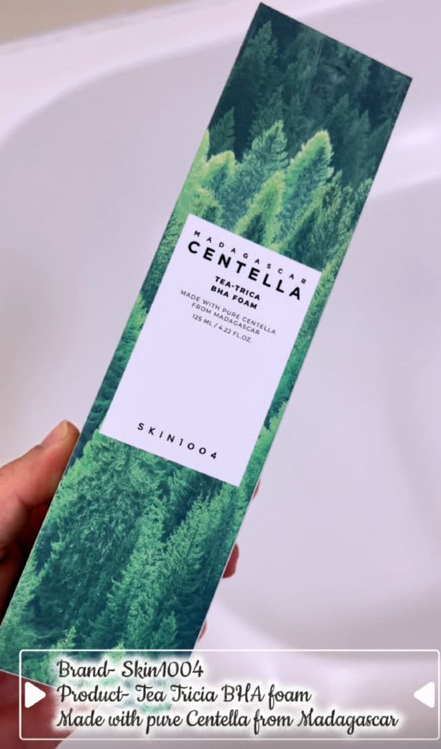 SKIN1004 Madagascar Centella Tea-Trica BHA Foam review photo by Simul