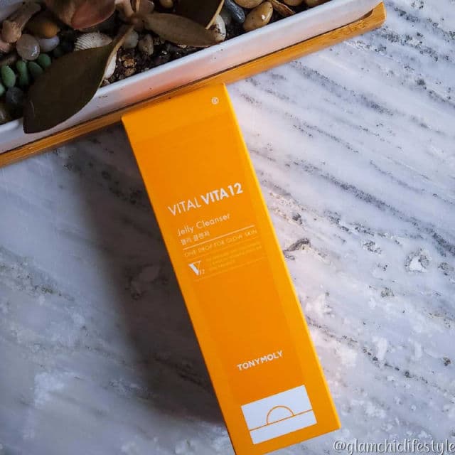 TONYMOLY Vital Vita 12 Jelly Cleanser review photo by glamchiclifestyle