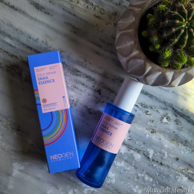 NEOGEN Dermalogy Cica Repair Snail Essence review photo by glamchiclifestyle