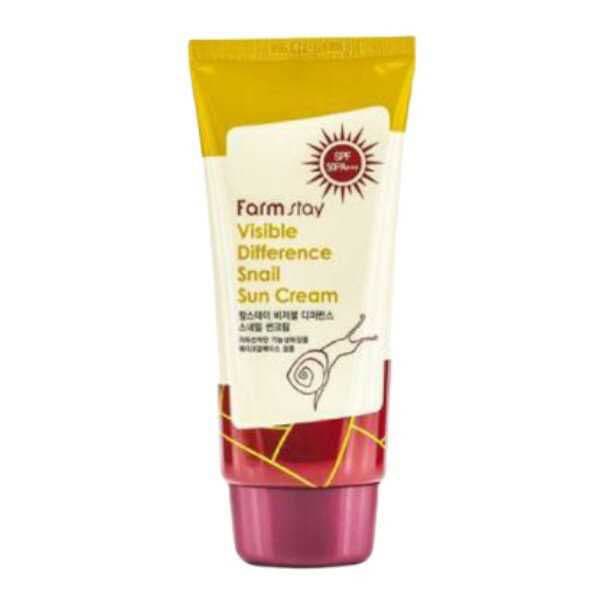 Farmstay La Ferme Visible Difference Snail Sun Cream SPF50+ PA+++ review photo by izaKitty