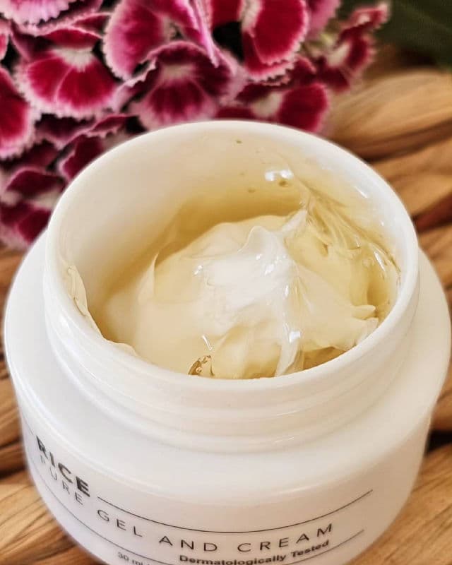 Rice Pure Gel and Cream product review