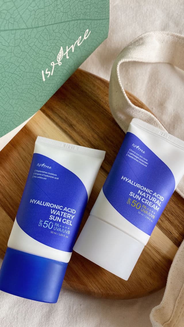 ISNTREE Hyaluronic Acid Natural Sun Cream SPF50+ PA++++ review photo by skinvestment