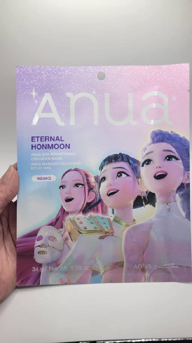 ANUA K-Pop Demon Hunters Vita Brightening Collagen Mask review photo by Mrssampleit