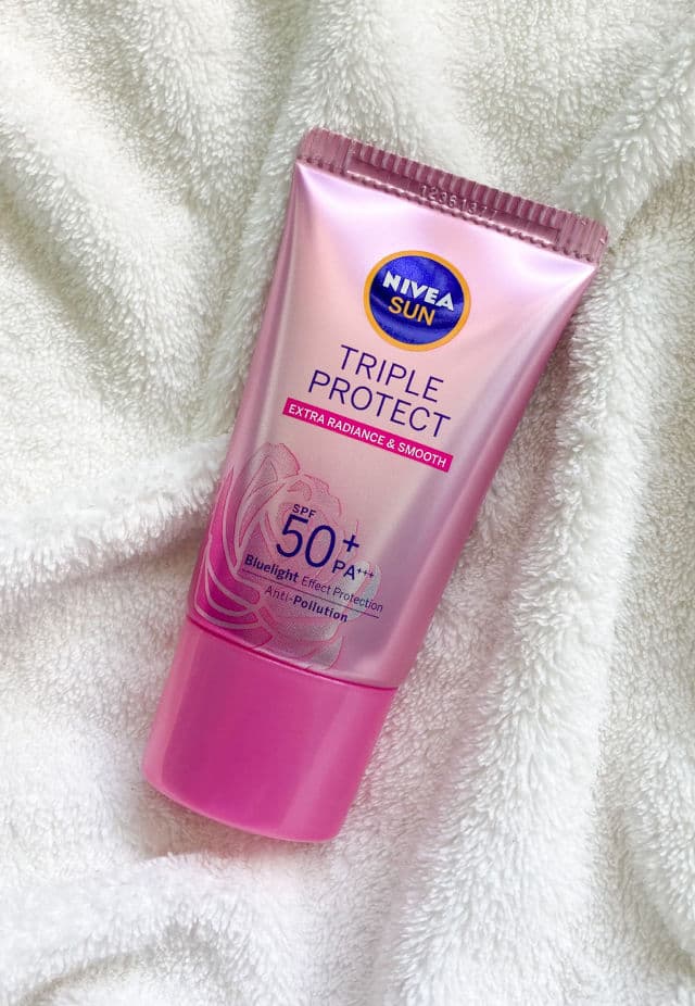 Nivea Sun Triple Protect Radiance & Smooth SPF50+ PA+++ review photo by nadiarizqi