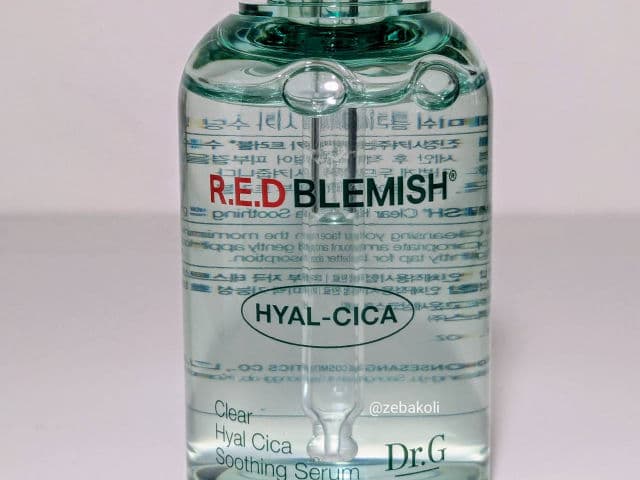 DR.G Red Blemish Clear Hyal Cica Soothing Serum review photo by Zeba
