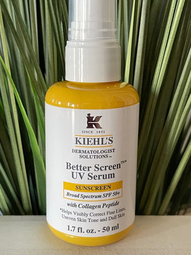 Kiehl's Better Screen UV Serum Sunscreen SPF50+ review photo by Browneyedgurl