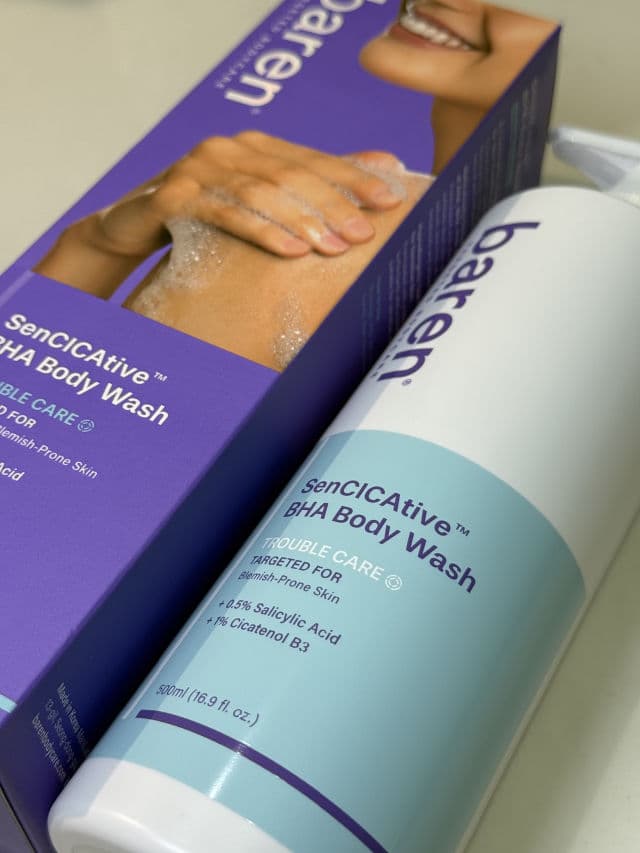 Baren SenCICAtive BHA Body Wash review photo by pris9