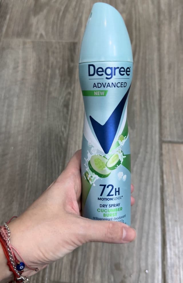Degree Advanced 72hr Motion Sense Dry Spray Sexton Intrigue"Antiperspirant Deodorant review photo by pris9