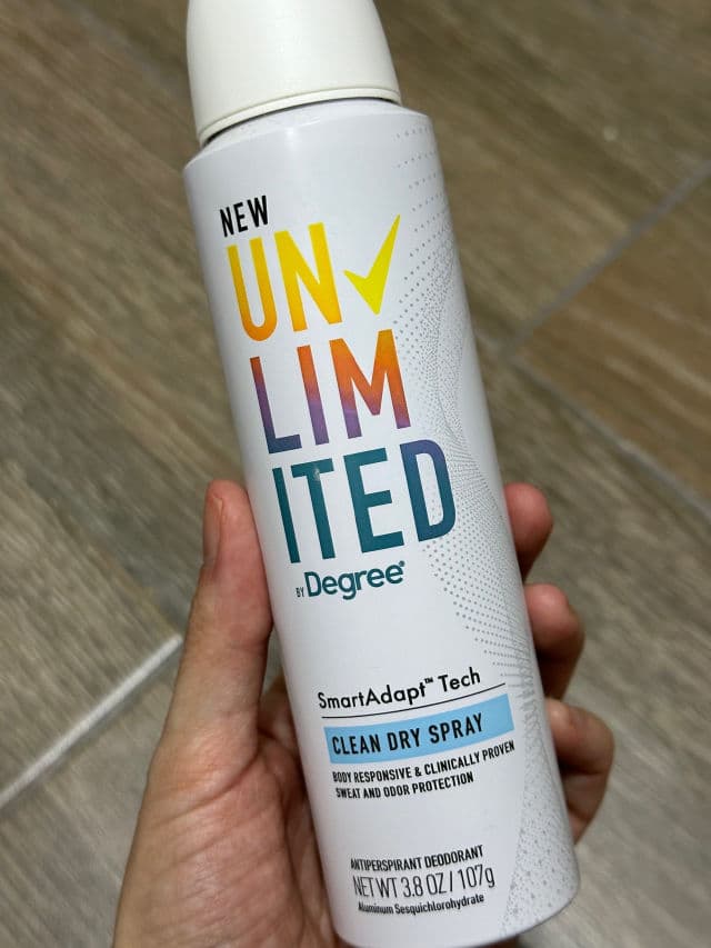 Degree Unlimited Antiperspirant Deodorant Clean review photo by pris9