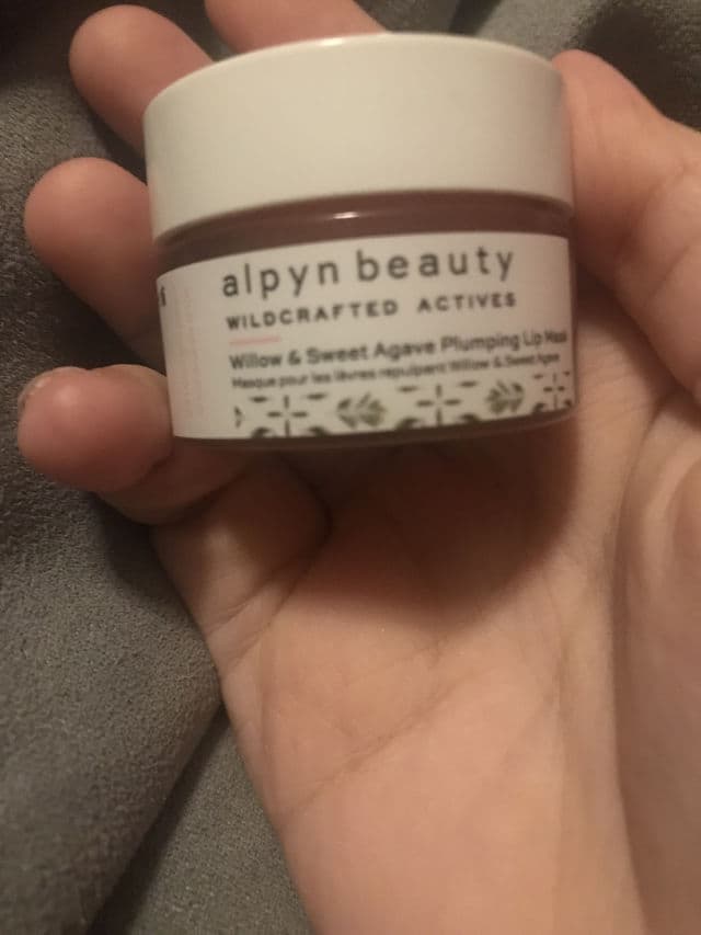 Alpyn Beauty Willow & Sweet Agave Plumping Lip Mask review photo by kb24