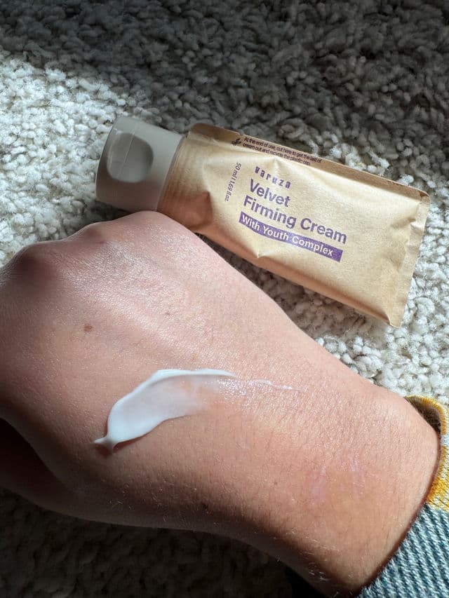 Varuza Velvet Firming Cream review photo by ReeneeReviews