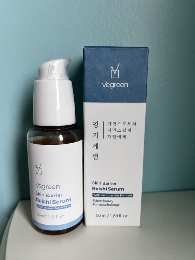 VEGREEN Skin Barrier Reishi Serum review photo by ReeneeReviews