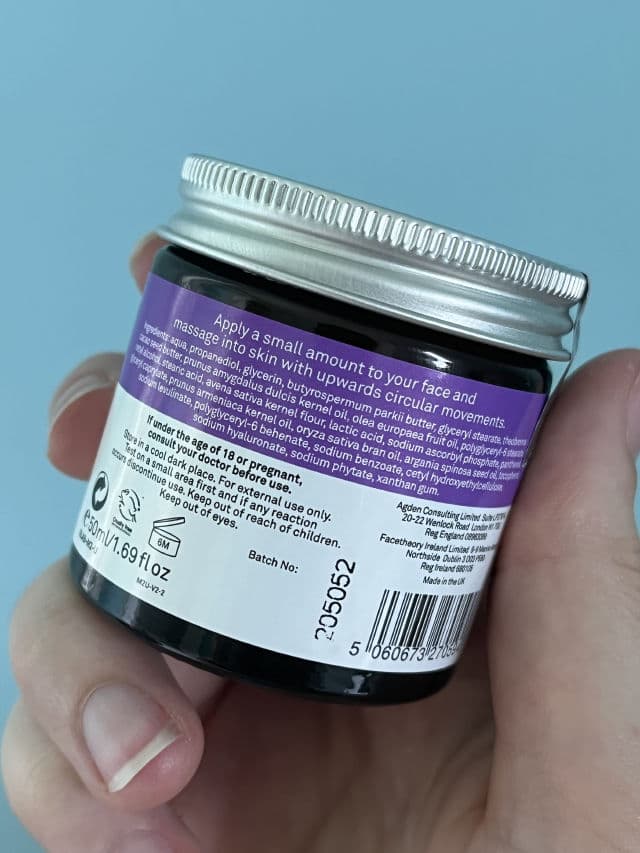 facetheory Aventhra Moisturiser M2 - Unscented review photo by ReeneeReviews