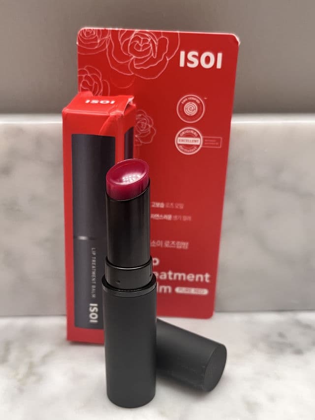 Isoi Bulgarian Rose Lip Treatment Balm - Pure Red review photo by ReeneeReviews