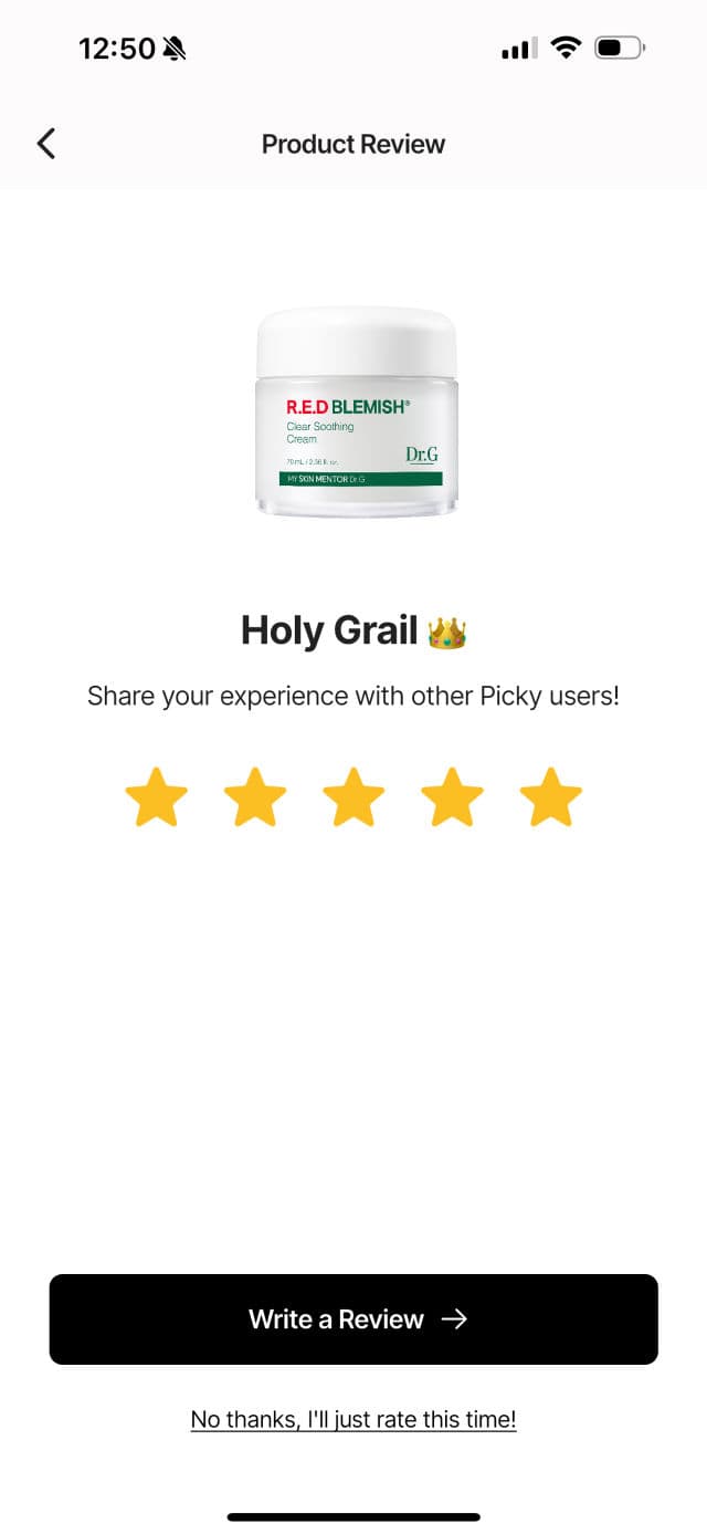 DR.G Red Blemish Clear Soothing Cream review photo by ASMEE01